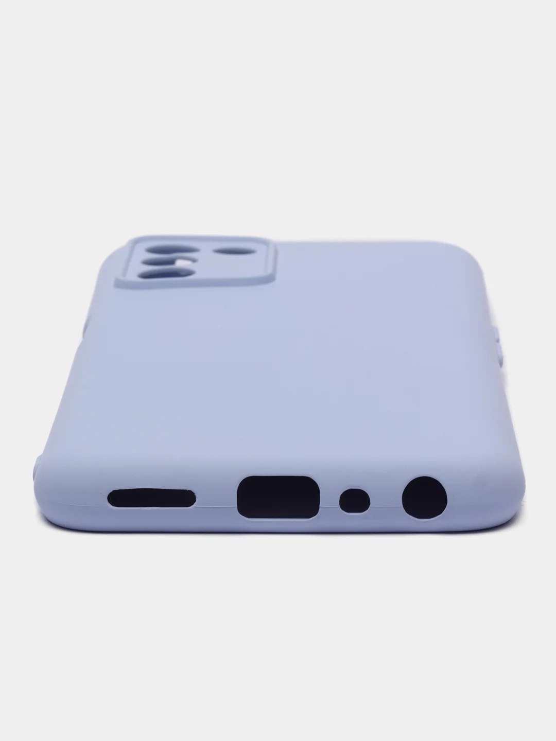 Небесно-голубой чехол силиконовый для Realme Q3s / Реалми Q3s Silicone Cover