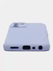 Небесно-голубой чехол силиконовый для Realme Q3s / Реалми Q3s Silicone Cover