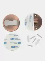Медный дверной ограничитель магнитный, упор напольный