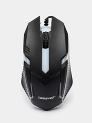 Мышь компьютерная игровая GM02, проводная, с подсветкой