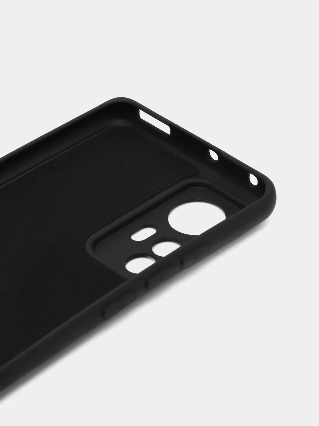 Черный чехол силиконовый Xiaomi 12, 12S, 12X, Сяоми 12, 12С, 12Х