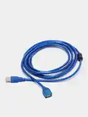 Кабель компьютерный USB 2.0 AM-AF штекер-гнездо экранированный, удлинитель USB, фильтр
