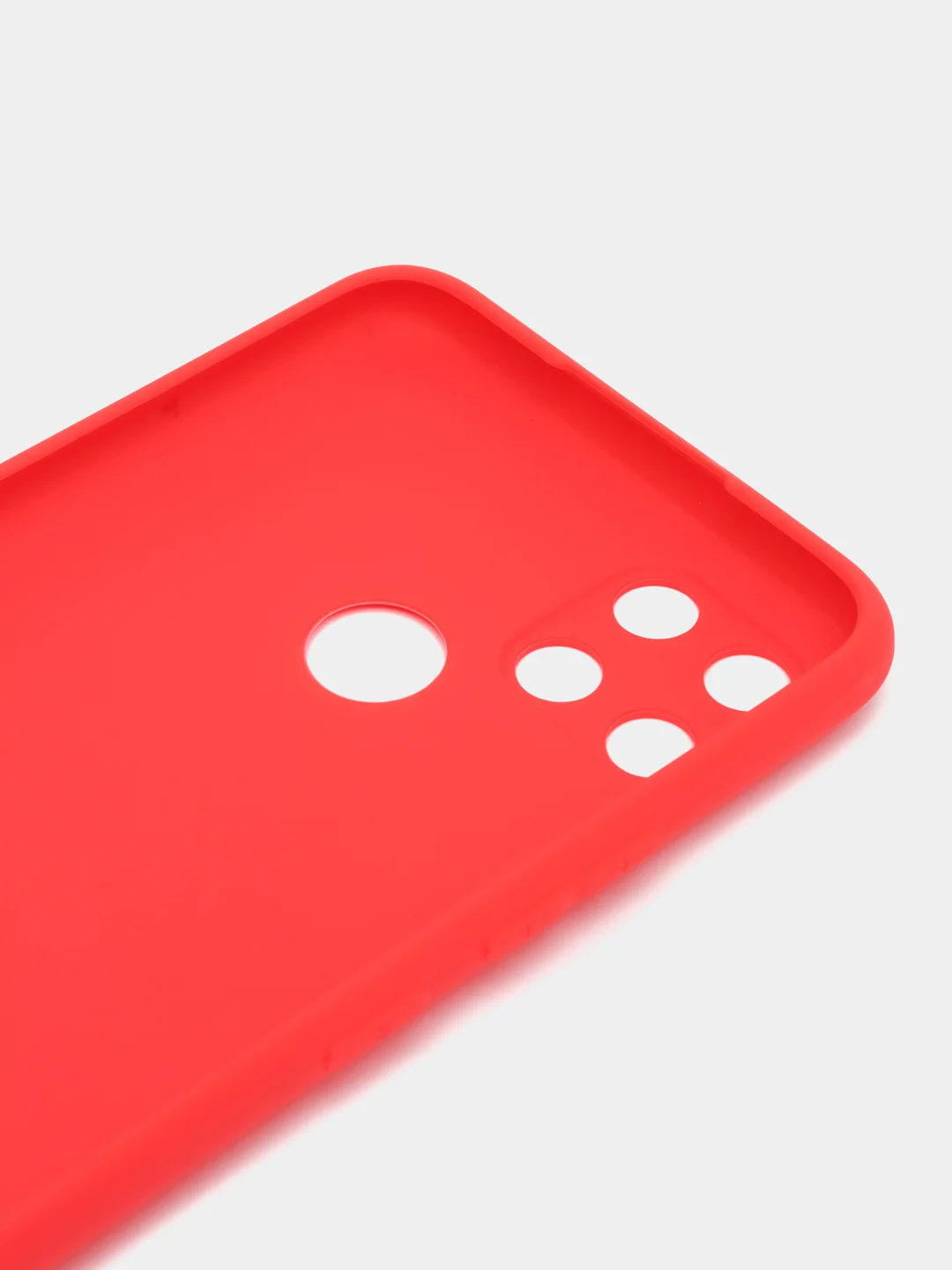 Красный чехол для Realme C21Y, Realme С25Y ( Реалми С21Y, С25Y ) силиконовый, матовый