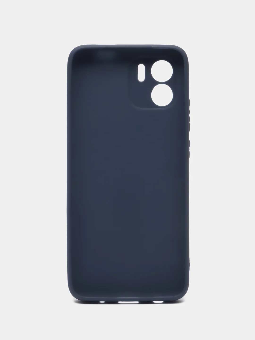 Темно-синий чехол Xiaomi Redmi A1 (Сяоми Редми А1) силиконовый, цветной, матовый