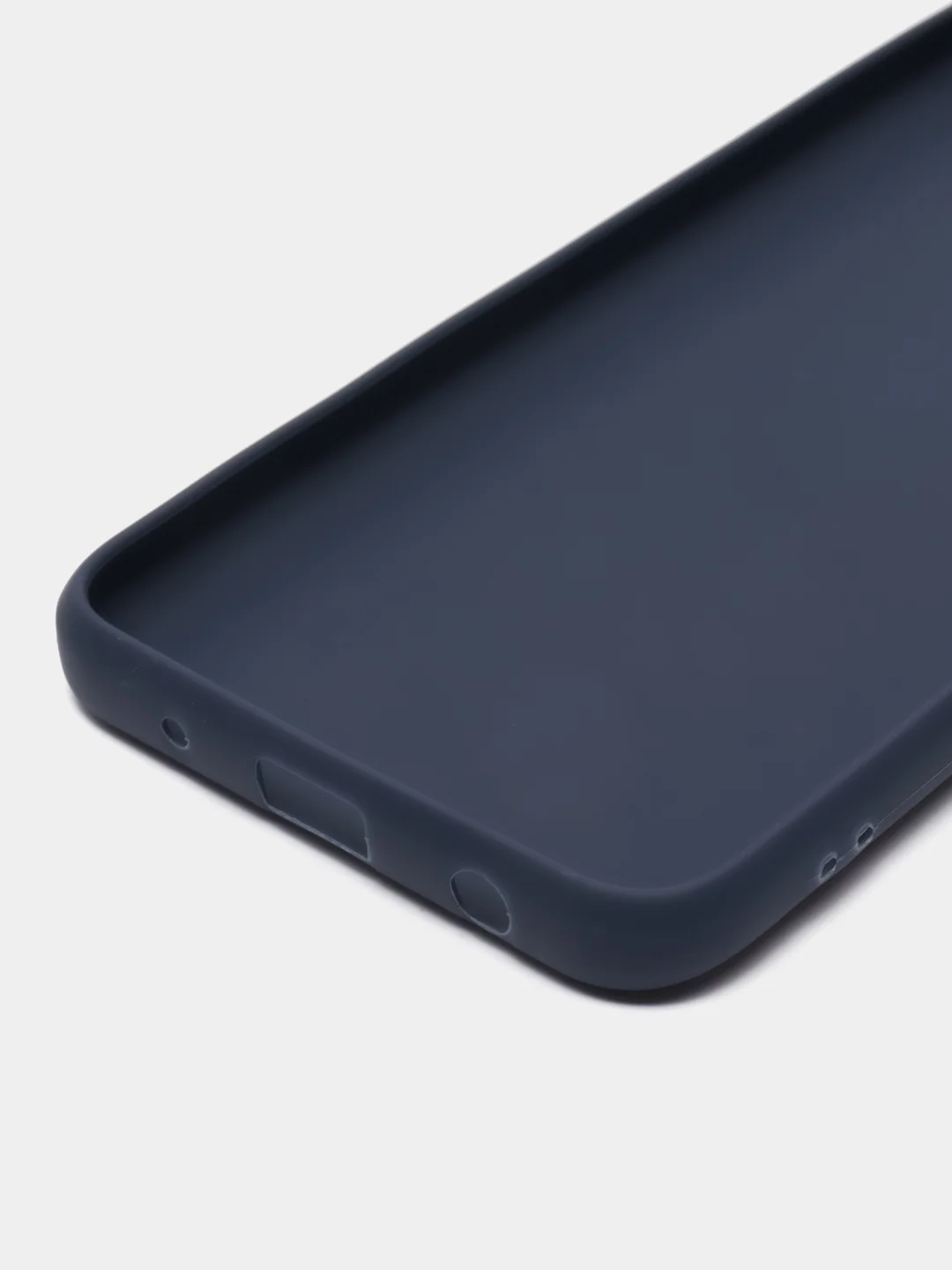 Темно-синий чехол Xiaomi Redmi A1 (Сяоми Редми А1) силиконовый, цветной, матовый