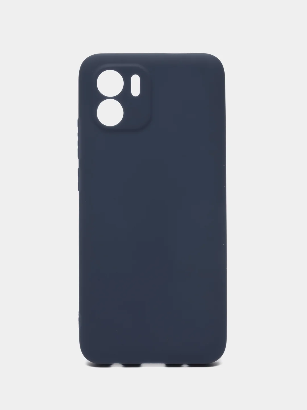 Темно-синий чехол Xiaomi Redmi A1 (Сяоми Редми А1) силиконовый, цветной, матовый