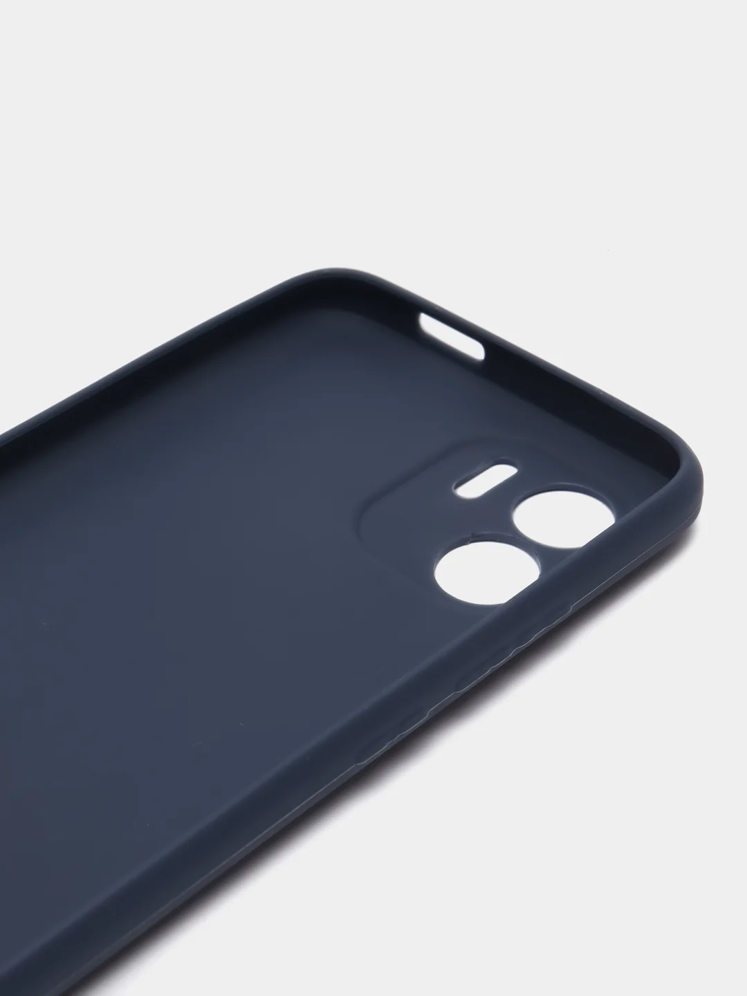 Темно-синий чехол Xiaomi Redmi A1 (Сяоми Редми А1) силиконовый, цветной, матовый