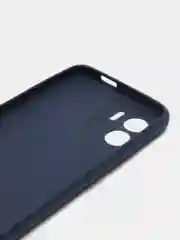Темно-синий чехол Xiaomi Redmi A1 (Сяоми Редми А1) силиконовый, цветной, матовый