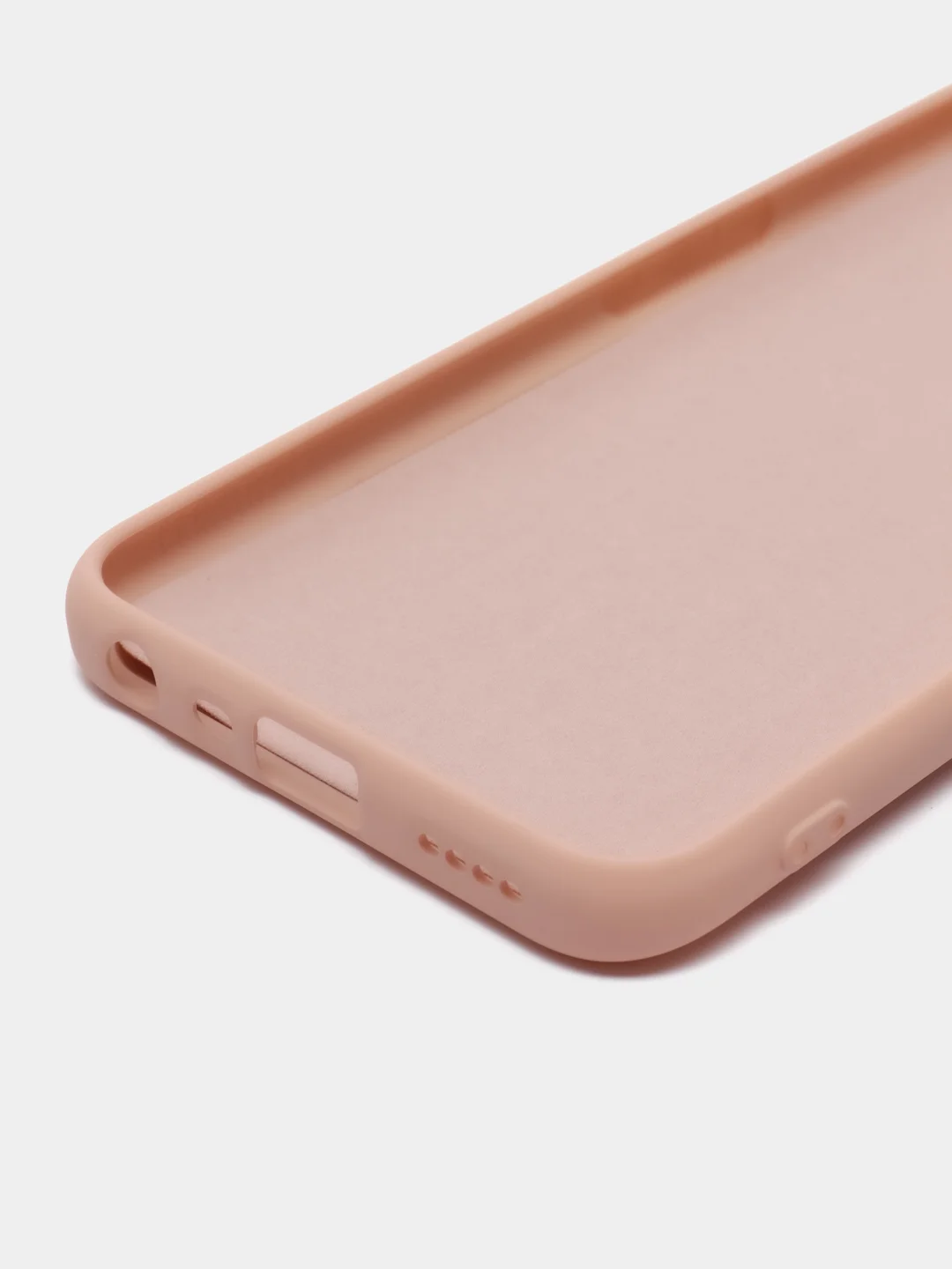 Бежевый меланж чехол силиконовый для Realme 8i / Narzo 50 4G (Реалми 8Ай / Нарзо 50), Silicone Cover