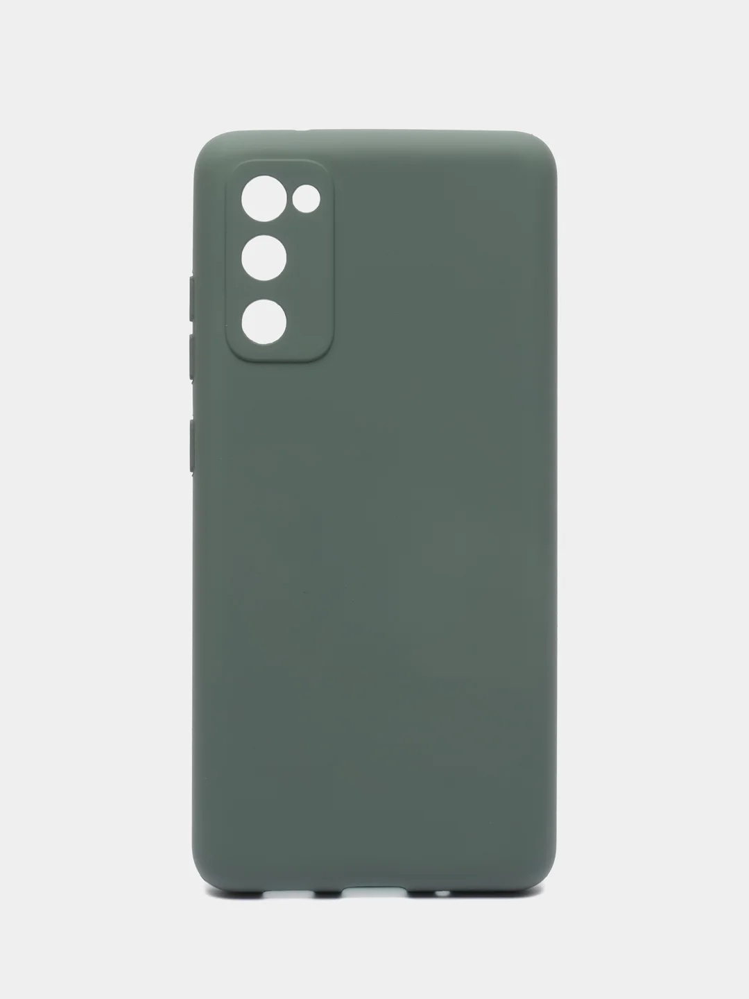 Зелёный хаки чехол Samsung Galaxy S20 FE, S20FE, Самсунг Галакси С20 ФЕ, С20ФЕ силиконовый