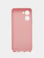 Пудровый чехол для Realme C33 / Реалми С33 силиконовый, цветной, матовый