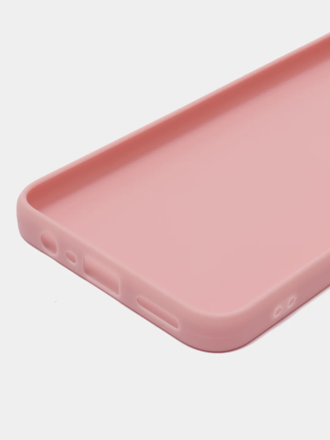 Пудровый чехол для Realme C33 / Реалми С33 силиконовый, цветной, матовый