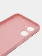 Пудровый чехол для Realme C33 / Реалми С33 силиконовый, цветной, матовый