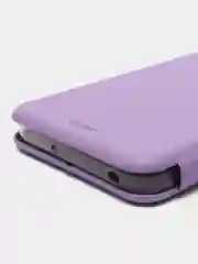 Сиреневый чехол-книжка Xiaomi Poco M4 5G / Poco M5 Сяоми Поко М4  5Г / М5