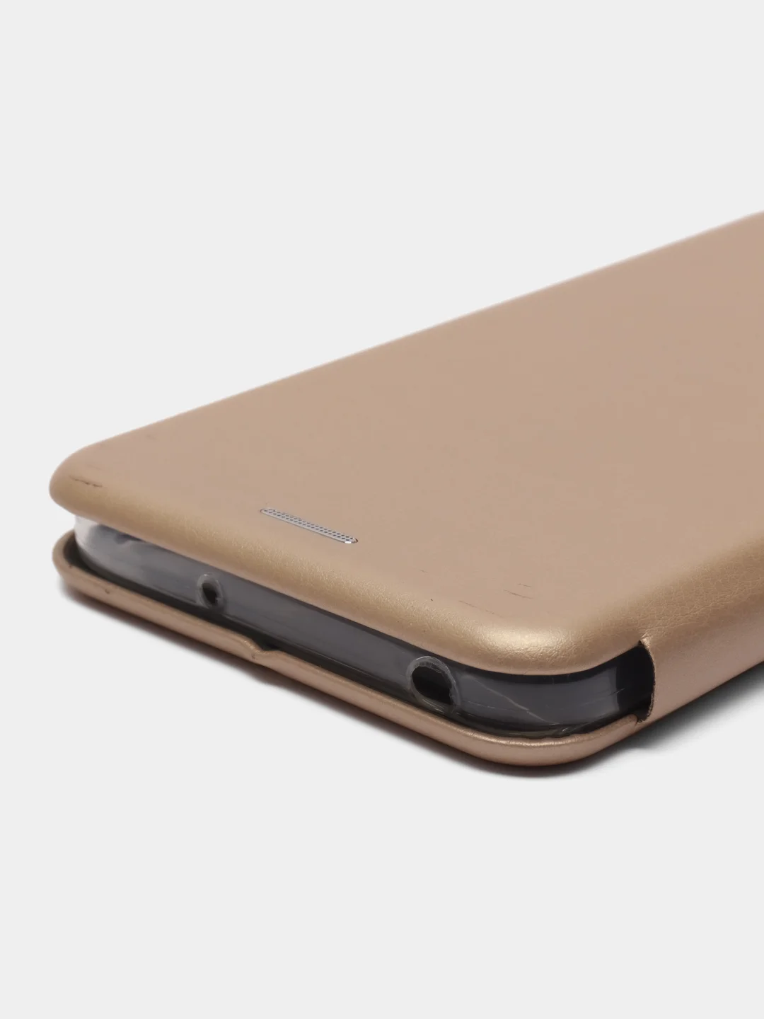 Золотой чехол-книжка Xiaomi Poco M4 5G / Poco M5 Сяоми Поко М4 5Г / М5
