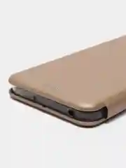 Золотой чехол-книжка Xiaomi Poco M4 5G / Poco M5 Сяоми Поко М4  5Г / М5