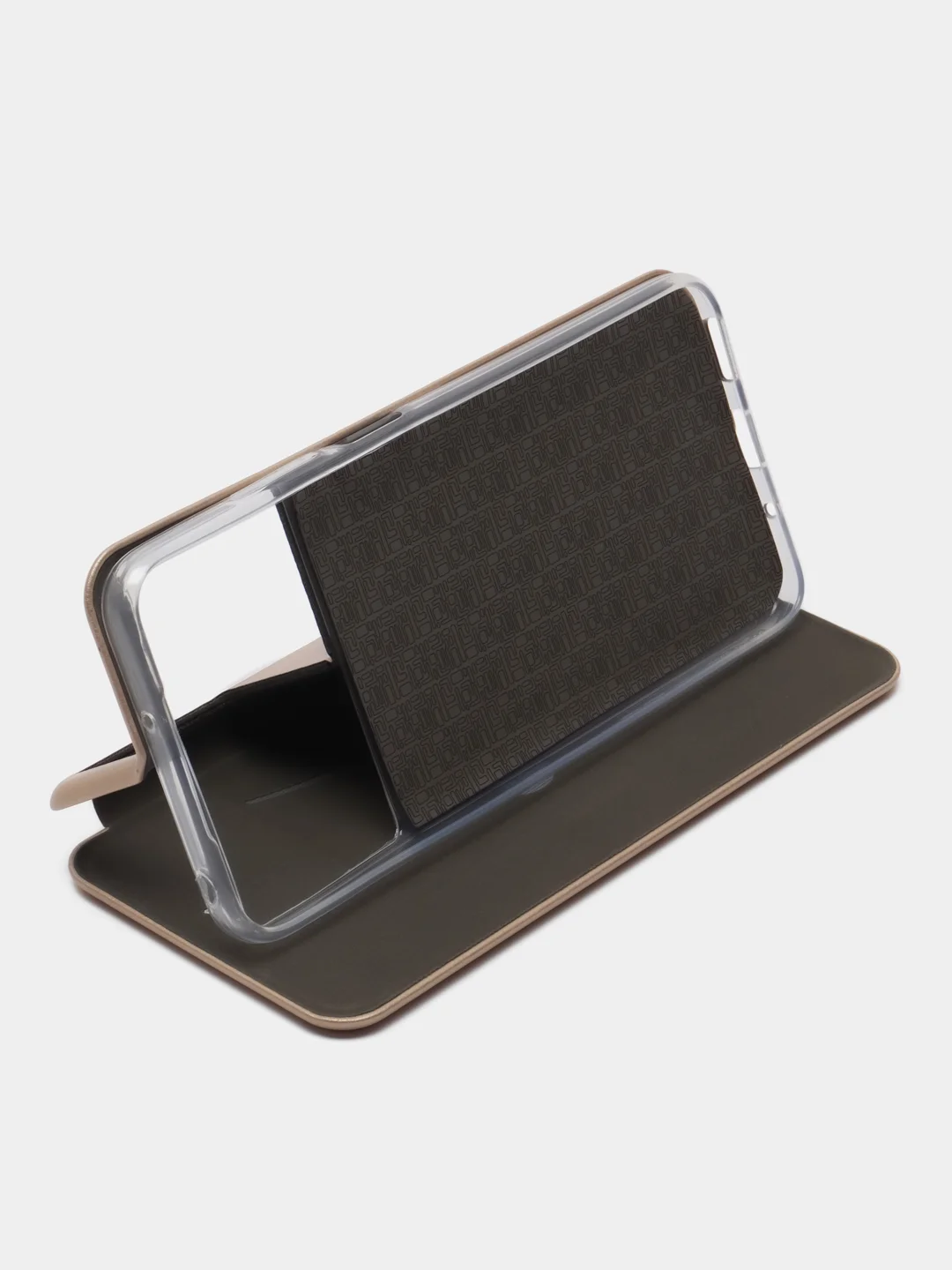 Золотой чехол-книжка Xiaomi Poco M4 5G / Poco M5 Сяоми Поко М4 5Г / М5