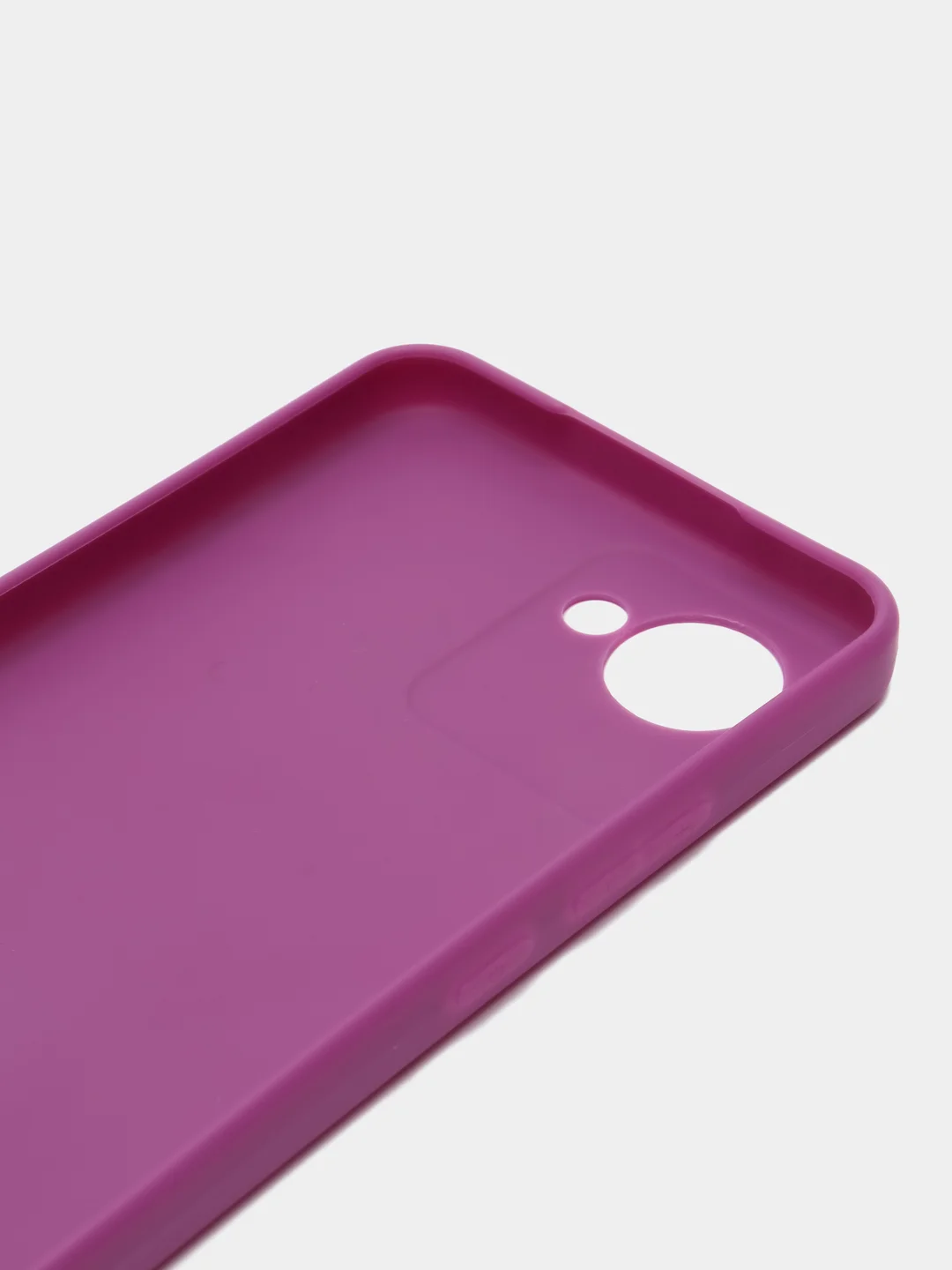 Фиолетовый чехол Realme C30 C30s Narzo 50i Prime Реалми С30 С30С Нарзо силиконовый, цветной, матовый