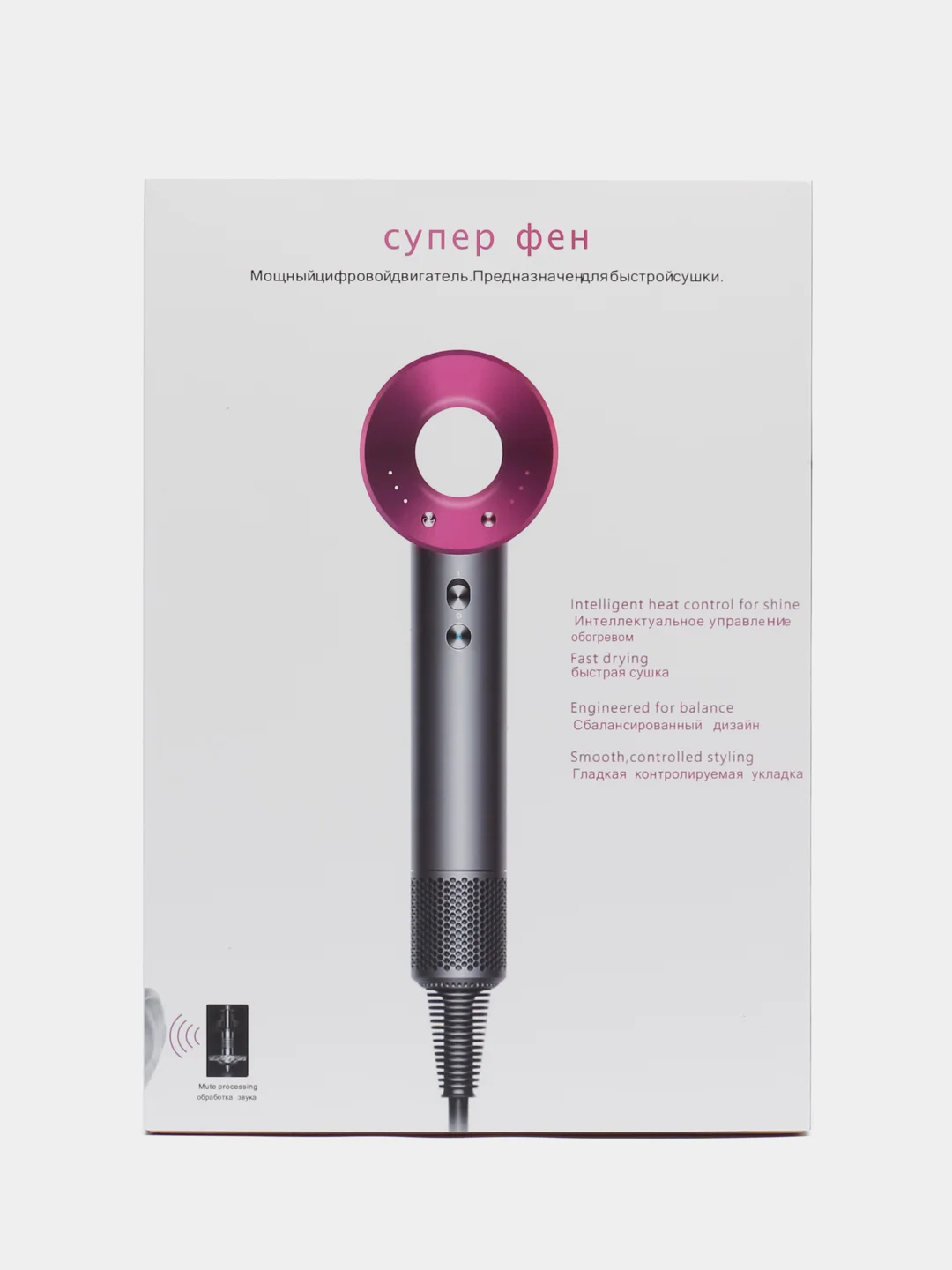 Красный фен для волос Xiaomi SenCiciMen Hair Dryer HD15 EU (с европейской вилкой)