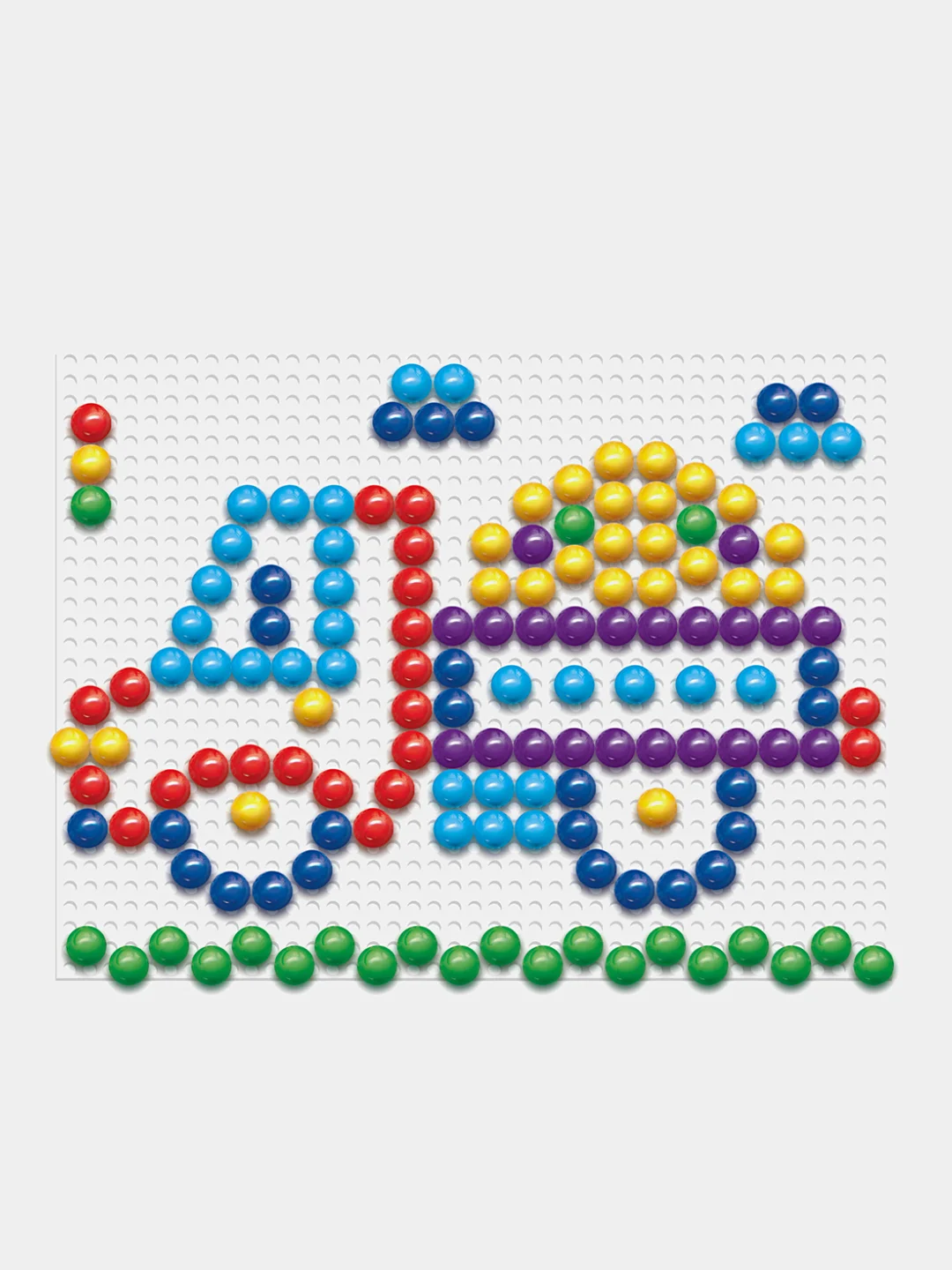 Аметистовый детская пластмассовая Мозаика, 100, 120, 150, 225 элементов