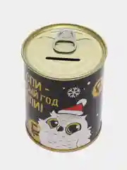 Шоколадный копилка металлическая, для монет, новогодняя
