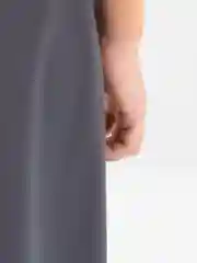 Угольный юбка женская, длинная, шелковая