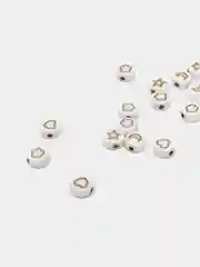Белый акриловые бусины для создания украшений, рукоделия, 100 шт
