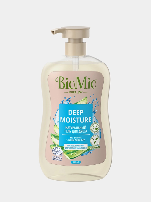 BioMio BIO SHOWER GEL Алоэ вера. Гель для душа 650 мл