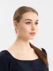 Алый серьги "Мармеладные мишки"