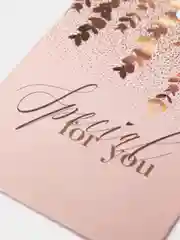 Кораллово-розовый набор новогодних бирок-шильдиков для подарков на Новый год, мини открытки