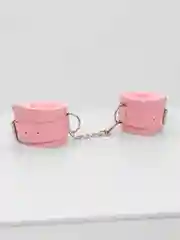 Красный наручники БДСМ с мехом, для связывания рук и ног, 4 цвета