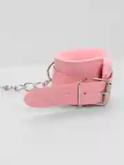 Красный наручники БДСМ с мехом, для связывания рук и ног, 4 цвета
