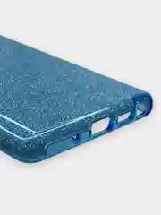 Голубой чехол Samsung Galaxy Note 20 (Самсунг Галакси Нот 20), блестящий, сияющий