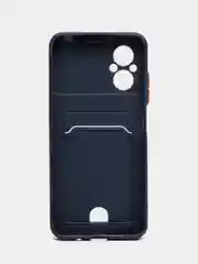 Синий чехол XIAOMI POCO M5 / POCO M4 5G с защитой камеры и карманом для пластиковой карты