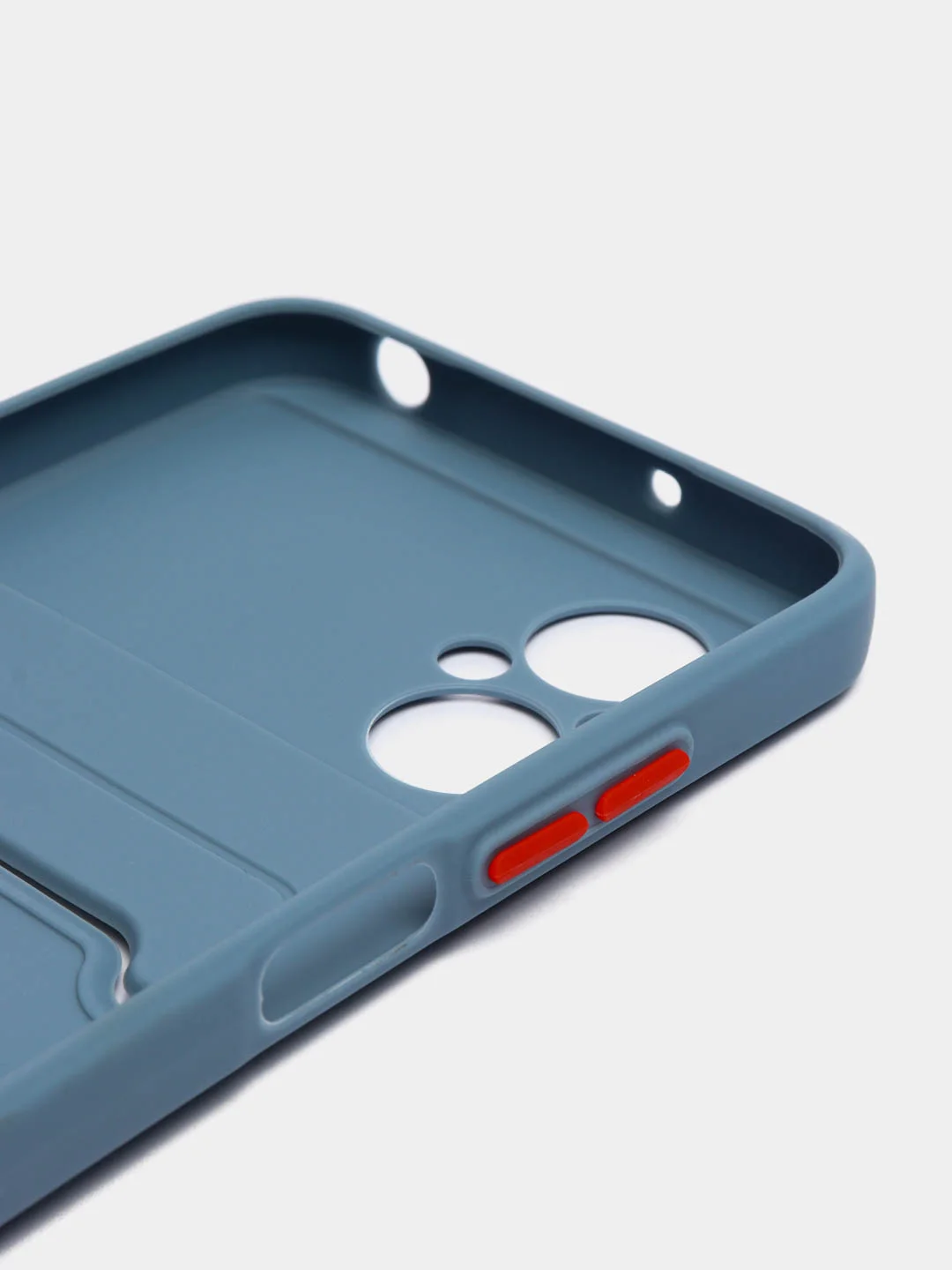 Серый чехол XIAOMI POCO M5 / POCO M4 5G с защитой камеры и карманом для пластиковой карты