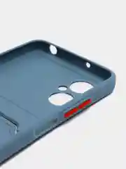 Серый чехол XIAOMI POCO M5 / POCO M4 5G с защитой камеры и карманом для пластиковой карты