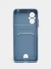 Серый чехол XIAOMI POCO M5 / POCO M4 5G с защитой камеры и карманом для пластиковой карты