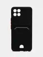Черный чехол INFINIX SMART 6 HD 2022 с защитой камеры, карман для карты