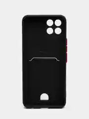 Черный чехол INFINIX SMART 6 HD 2022 с защитой камеры, карман для карты