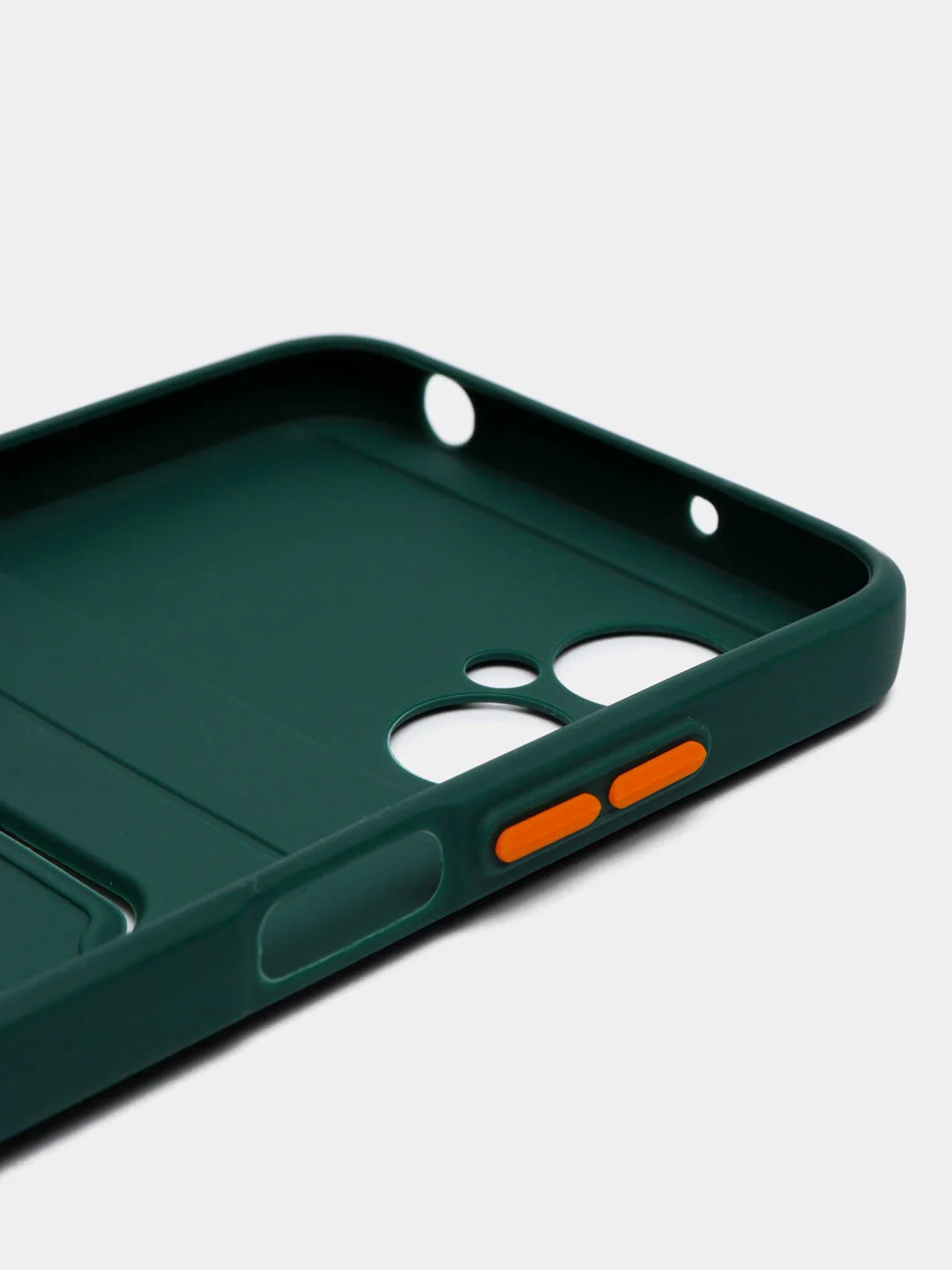 Зеленый чехол XIAOMI POCO M5 / POCO M4 5G с защитой камеры и карманом для пластиковой карты