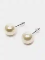 Розовый серьги-гвоздики, пусеты с жемчугом
