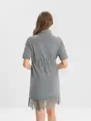 Зелёный хаки платье женское "Tiffan", ночь