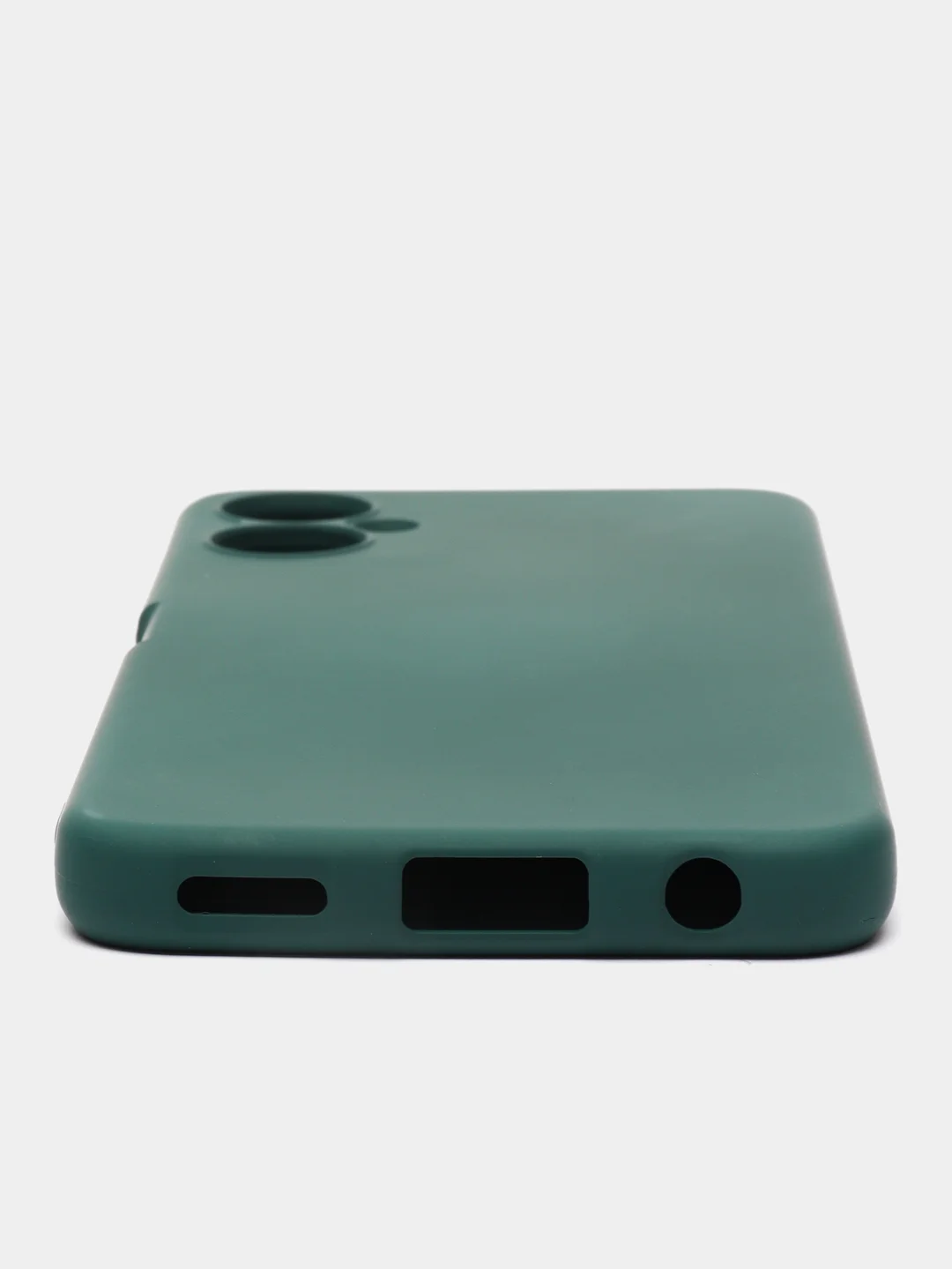 Тёмно-зелёный чехол силиконовый Silicone Cover для Tecno Spark 9 Pro