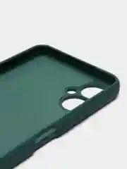 Тёмно-зелёный чехол силиконовый Silicone Cover для Tecno Spark 9 Pro