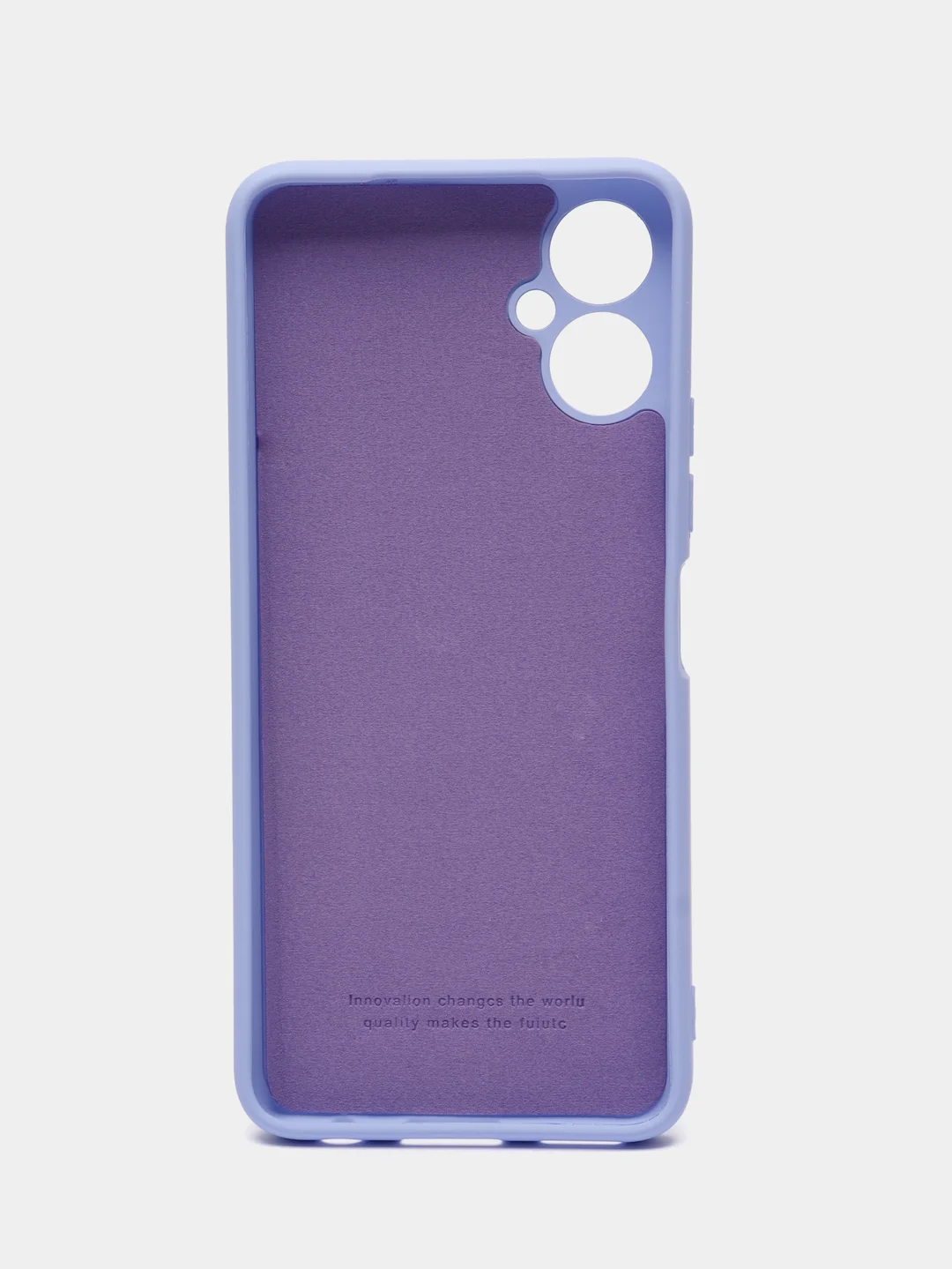 Лавандовый чехол силиконовый Silicone Cover для Tecno Spark 9 Pro
