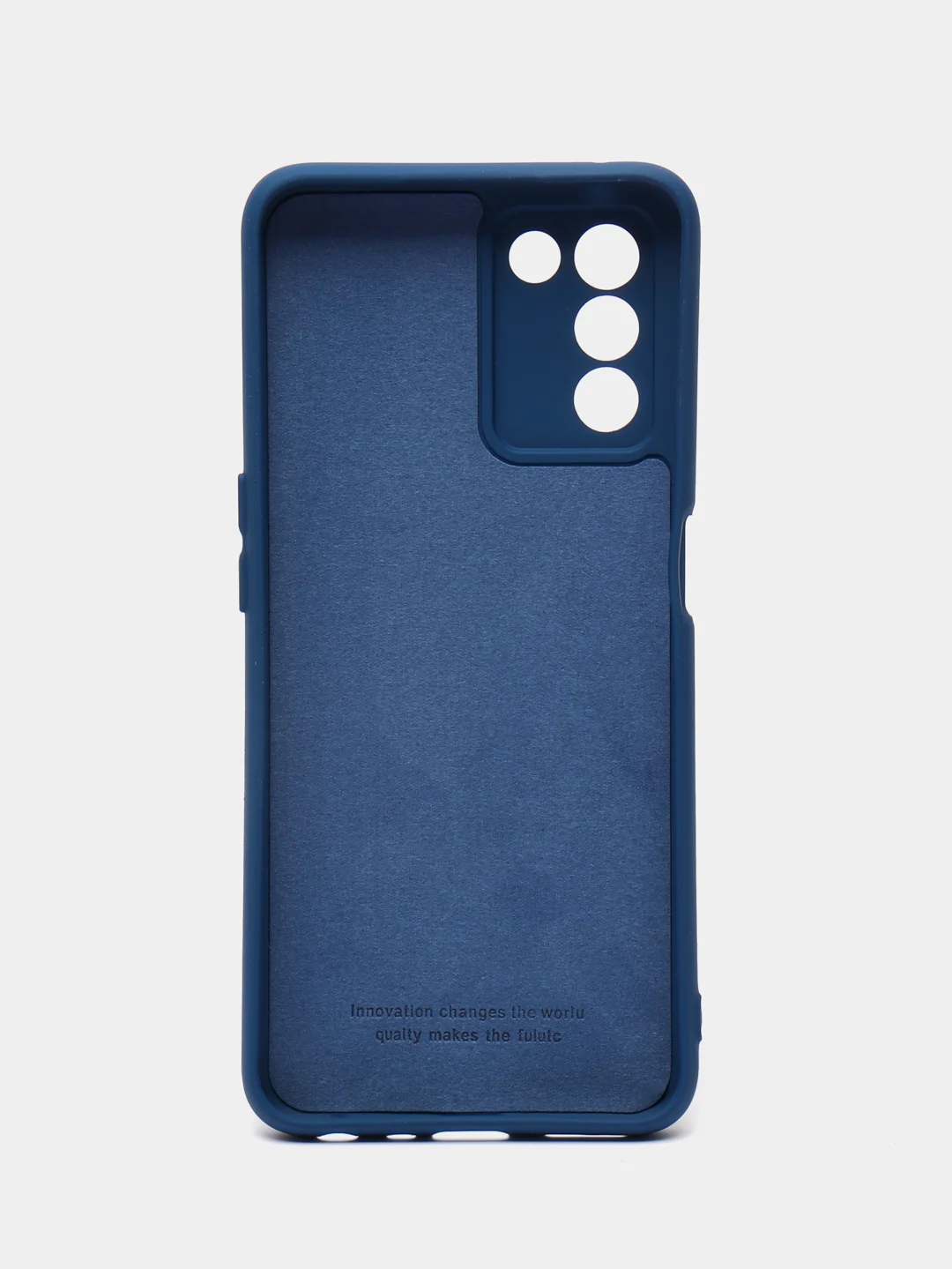 Синий чехол силиконовый для Realme Q3s / Реалми Q3s Silicone Cover