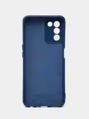 Синий чехол силиконовый для Realme Q3s / Реалми Q3s Silicone Cover