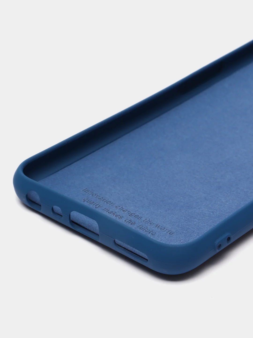 Синий чехол силиконовый для Realme Q3s / Реалми Q3s Silicone Cover