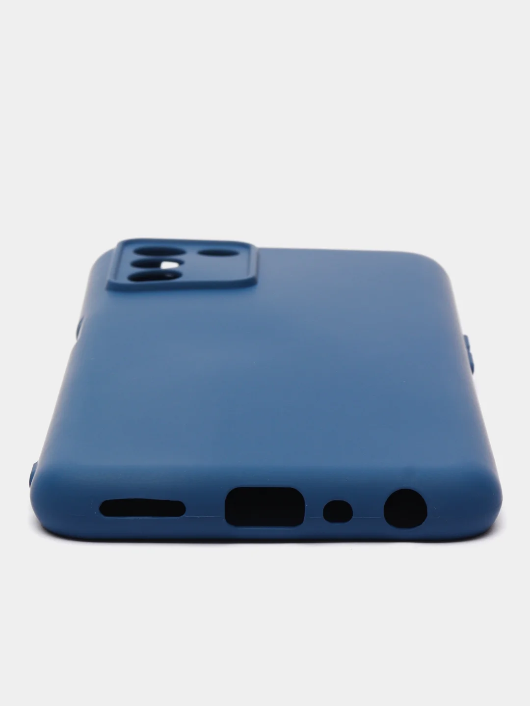 Синий чехол силиконовый для Realme Q3s / Реалми Q3s Silicone Cover