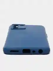 Синий чехол силиконовый для Realme Q3s / Реалми Q3s Silicone Cover